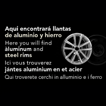 Llantas De Aluminio  Y Hierro Tapacubos